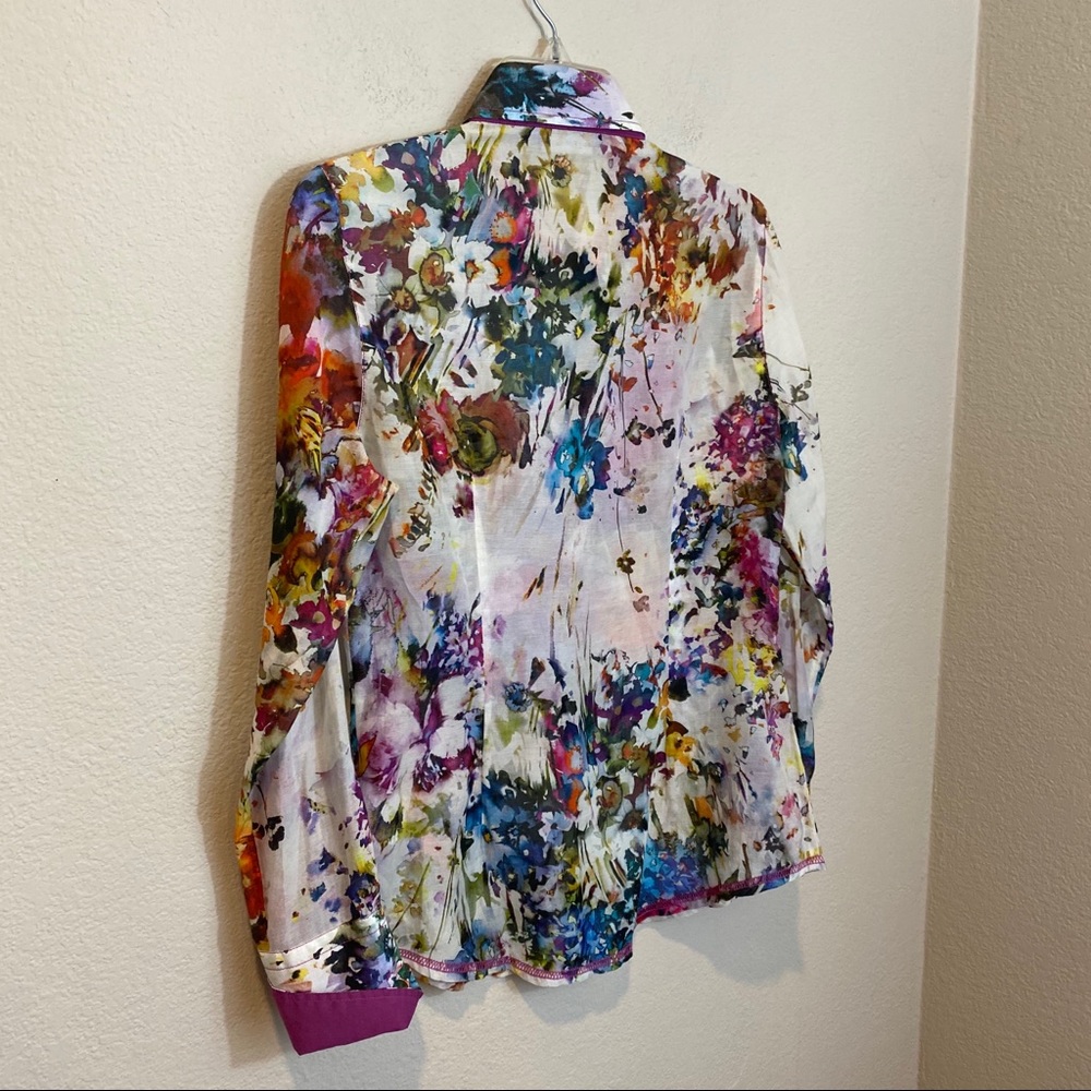 Georg Roth Floral Button Down Shirt - Picture 6 of 6